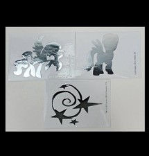 My Little Pony Temporary Tattoos Sticker Princess Luna Rainbow Dash Apple Jack