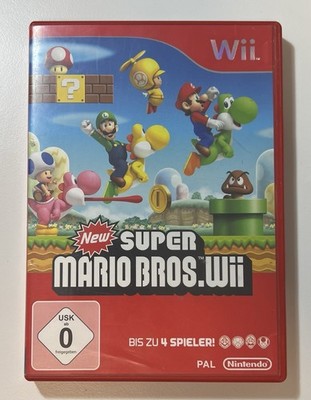 New Super Mario Bros Wii mit Anleitung und OVP, getestet