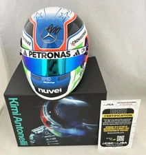 Andrea Kimi Antonelli Signed Helmet 1:2 Mercedes 2025 Season F1 JSA COA