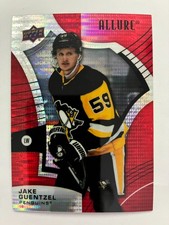 Jake Guentzel 2021-22 Upper Deck Allure Red Rainbow Parallel #78