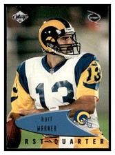 1999 Collector's Edge Odyssey 1st 123 Kurt Warner Rookie Card St. Louis Rams RC. rookie card picture