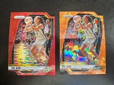 Sue Bird 2024 Prizm Red Pulsar /299 Orange Cracked Ice Lot Seattle Storm HOF
