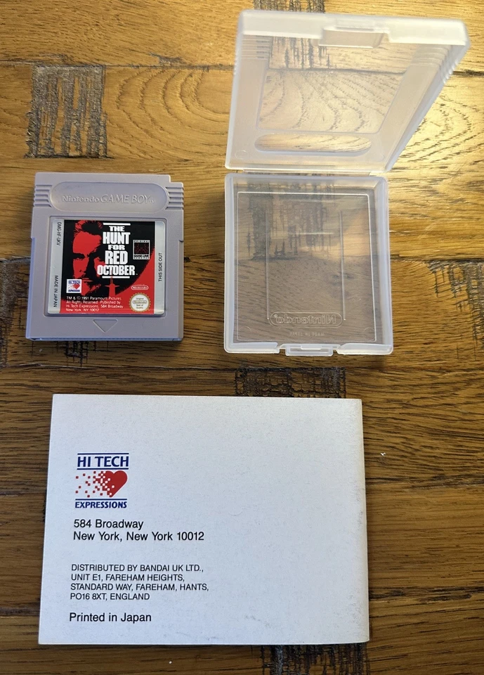 Nintendo Game Boy - The Hunt For Red October - Game & Instructions - UK Version - Image 2 of 4