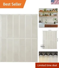 Gorgeous Moroccan Geometric Peel and Stick Backsplash - 5 Sheets, Glossy Finish