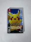 Pokemon Let's Go Pikachu for Nintendo Switch- Original Case- TESTED