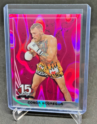 2025 Leaf 15th NSCC National 1990 CONOR MCGREGOR Pink Lava 3/8