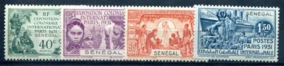 SENEGAL 1931 Yvert 110-13 ** POSTFRISCH EXPOSITION PARIS SATZ (F1250 - Bild 1 von 2