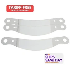 Racing Optics 10206CP, Set of 30 Clear Plastic Perimeter Tearoff Bell Se03 And S