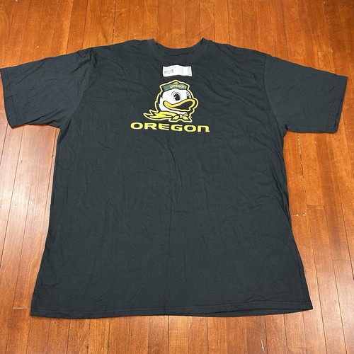 T-shirt Oregon Ducks uomo 3XLT nera manica corta fanatici nuova cotone - Foto 1 di 12