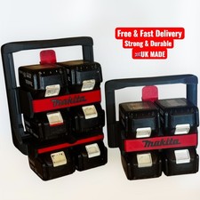 Makita 18V PACKOUT compatible battery caddy Makita LXT x Milwaukee PACKOUT
