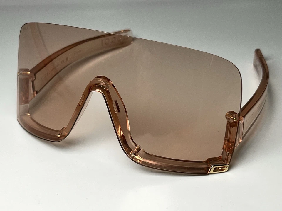 Nuevas Gafas de Sol GUCCI GG1631S 010 Marrón Escudo Grande 99-115 Auténticas Foto 2 de 4