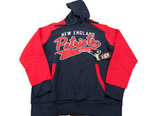 NEW NFL TEAM APPAREL NEW ENGLAND PATRIOTS HOODED SWEATSHIRT SIZE L