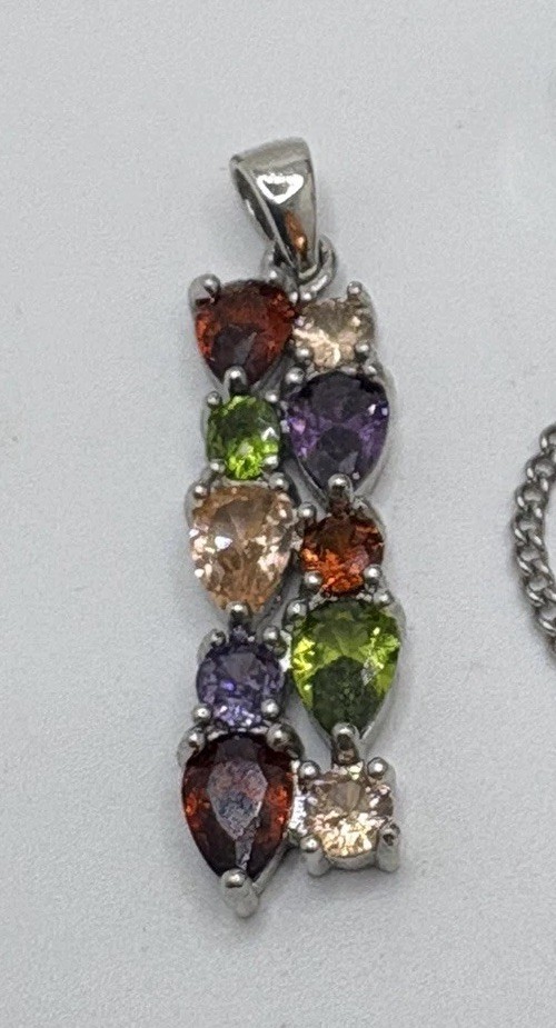 Gemstone 925 Silver  Multi Color Shape Sapphire B… - image 3