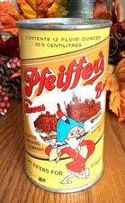 *Super Nice * Pfeiffer Famous Flat Top Beer Can-USBC 113-40