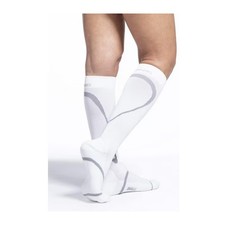 Sigvaris Motion 412 High Tech 20  30 mmHg Knee High Compression Socks, White, MS