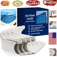 SecureSheet Lock: Heavy-Duty Mattress Straps for Perfectly Stay-Fed Sheets