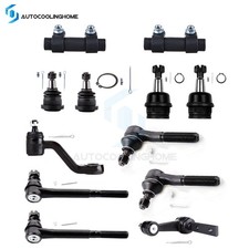 12x Front Tie Rod Ends Idler Pitman Arm Ball Joints For 1994-1999 Dodge Ram 1500