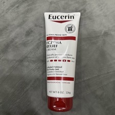 Eucerin Eczema Relief Cream 8 oz Fragrance-Free Steroid-Free Colloidal Oatmeal