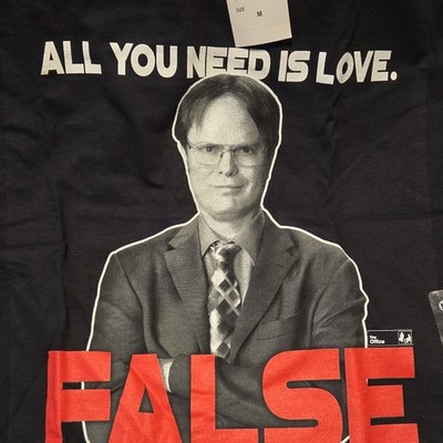 Gildan Men s The Office Dwight Schrute Graphic T Bl Sz M Cotton #streetwear #y2k