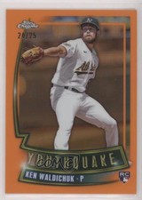 2023 Topps Chrome Youthquake Orange Refractor 24/25 Ken Waldichuk #YQ-37 bn5