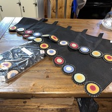 Primitive Handmade Penny Rug VALANCES there Are Three Of These One Still In Bag