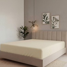 Image of Extra Deep Fitted Sheet 16''/40cm Egyptian Cotton Single 4FT Double King Super K