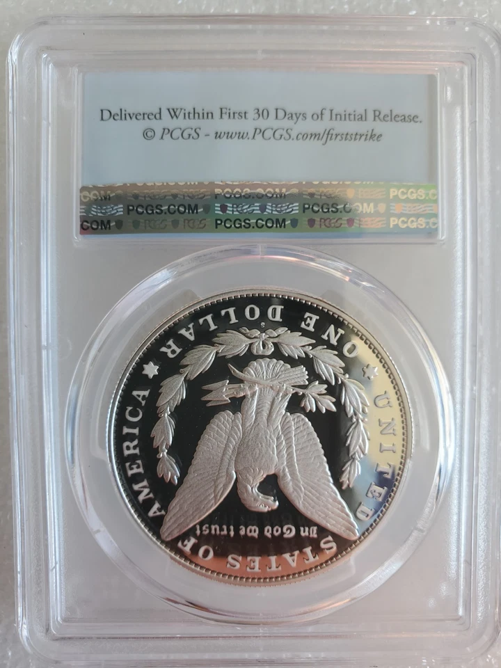 2025-S FIRST STRIKE Proof Morgan Silver Dollar PCGS PR70DCAM - Image 2 of 4