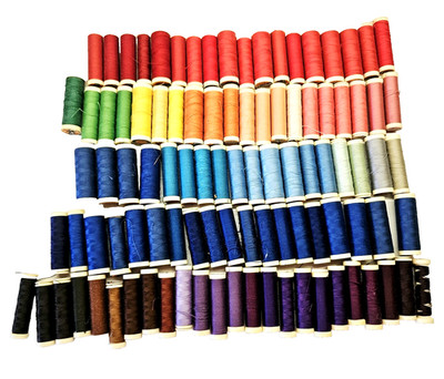Lot 100 Spools Amann Seralon Embroidery Quilting Thread Made In West Germany VTG