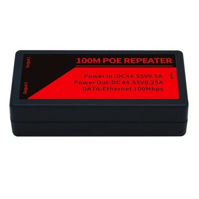 1 to 2 Port PoE Extender 100Mbps POE Extender for Ip Port Max Extend 100m5710 - Image 1 of 4