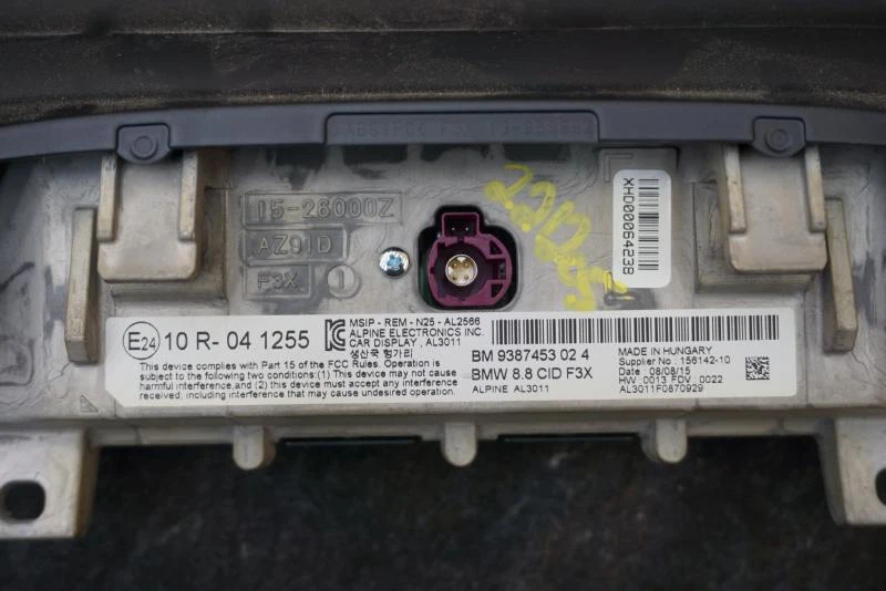 BMW 320i 328i 340i 428i 2016 435i M3 M4 navegación pantalla 8,8 9387453 Foto 4 de 4