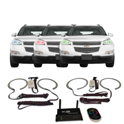 RGB Multi Color WIFI Headlight Halo kit for Chevrolet Traverse 09-12
