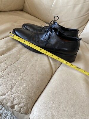Costume National Shoes Oxford Oxfords Black Leather 8 Lace Up Dress Shoes Costume National Shoes Oxford Oxfords Black Leather 8 Lace  main image 2