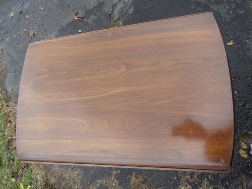 allen ethan vtg side table furniture drop leaf wood designer american 34x25 - 第 2/16 張圖片