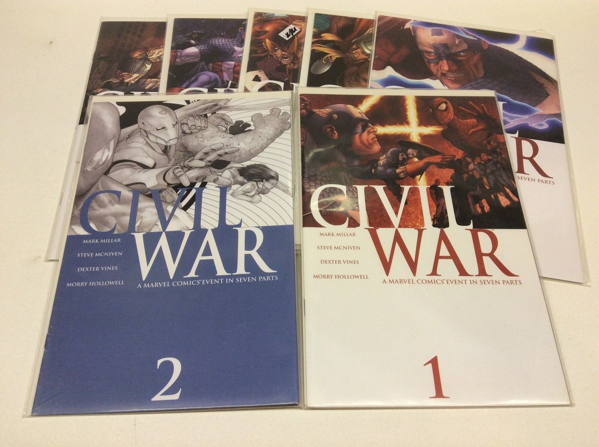 CIVIL WAR #1-7 (MARVEL/MARK MILLAR/MCNIVEN/MOVIE/121625