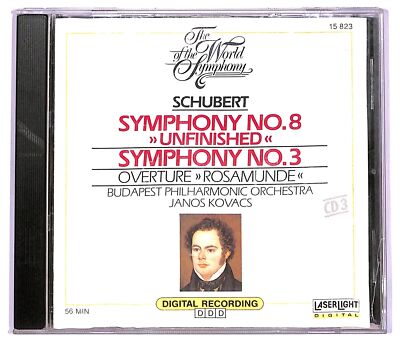 EBOND Schubert - Sinfonie Nr. 8 unvollendete Sinfonie Nr. 3 Ouvertüre CD CD063564