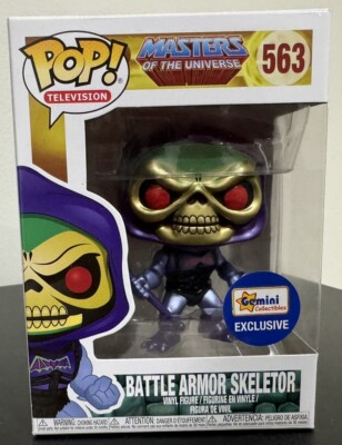 Funko Pop He-Man Metallic Battle Armor Skeletor Gemini Exclusive & Protector