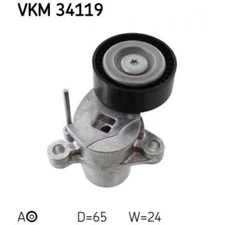 Tensioner pulley, V-ribbed belt SKF VKM34119 for Ford Fiesta VI
