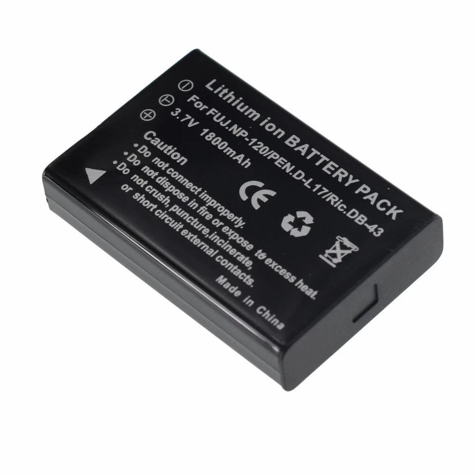 3.7V 1800mAH Li-ion Battery for Toshiba NP-120 PX1657 CAMILEO H30 CAMILEO X100 - Image 4 of 4