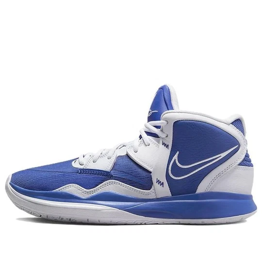 Kyrie 5 top blue and white