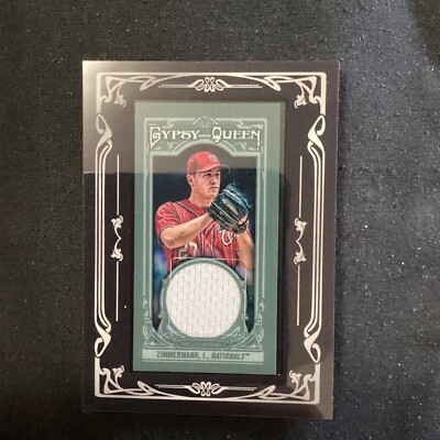 2013 Topps Gypsy Queen Mini Framed Relic Jordan Zimmermann #GQMR
