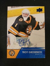 21-22 AHL Troy Grosenick Autographed 🚨🚨🚨 Providence Bruins 