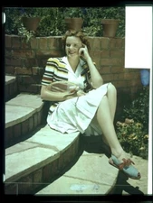 Judy Garland Gorgoeus Rare 1930's Color Portrait Vintage 8x10 Inter Negative