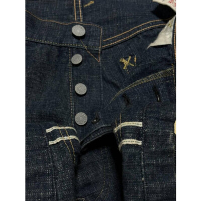 New Ebisu Shinto Evisu LOT 2001 Short Denim W32 [VG] limited Made 