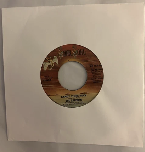 Led Zeppelin – Candy Store Rock/Royal Orleans, 1976 45 rpm Swan Song SS 70110, V