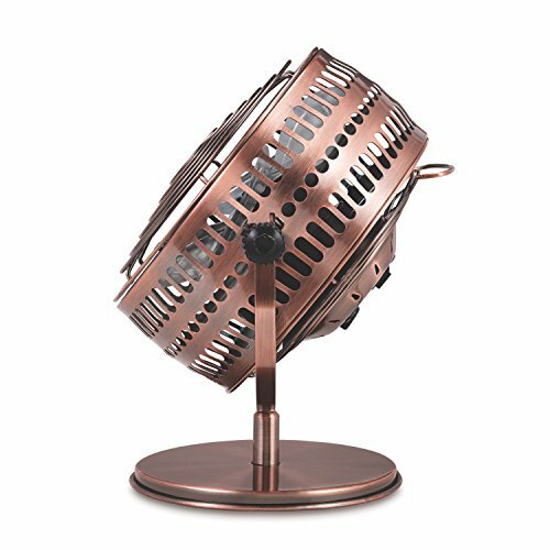 HOLMES Heritage Desk Fan, 6inch, Brushed Copper Assorted Sizes
