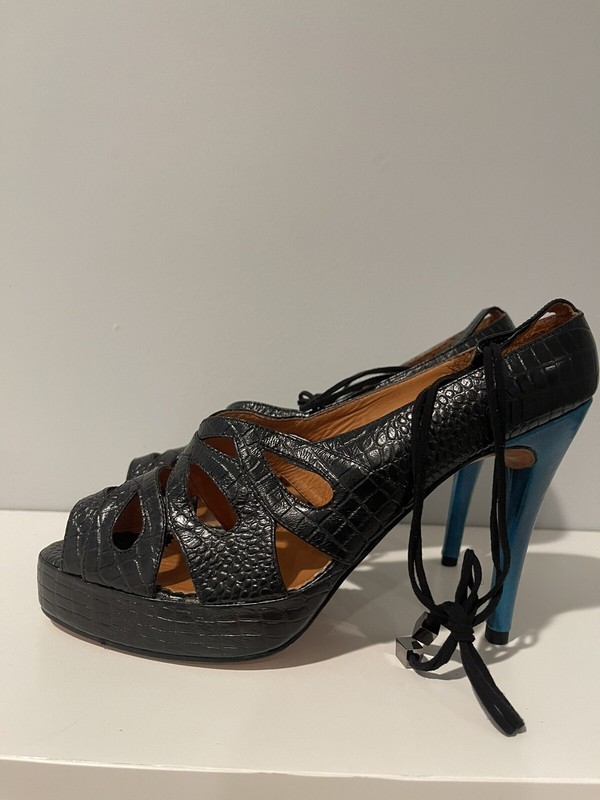 Peep Toe Platform Hells woman size 9.5