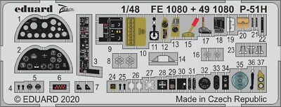 MW22 EDUARD FE1080 P-51H 1/48 ZOOM SET for MODELSVIT
