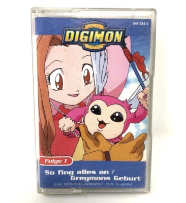 MC 544 364-4 DIGIMON Folge 1 So fing alles an / Greymons Geburt Space Tracy (W13