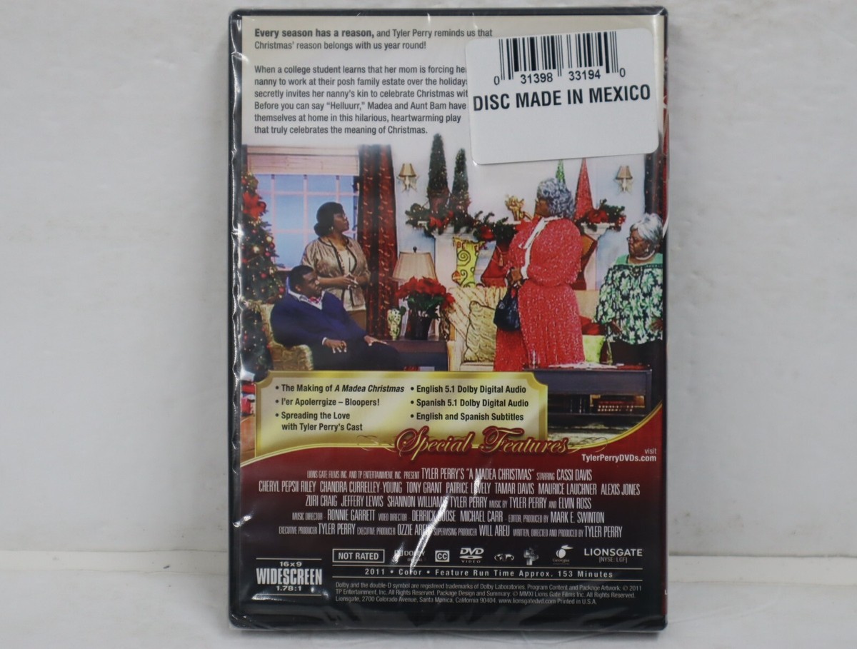 Tyler Perry's A Madea Christmas The Play (DVD, 2011) NEW