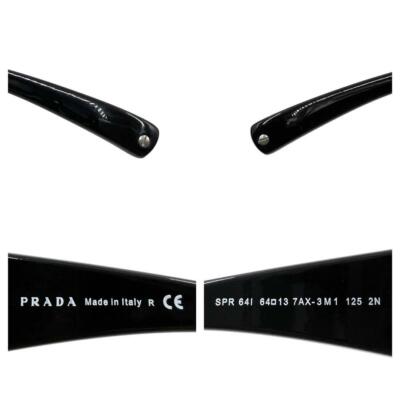 Prada Sunglasses Black Non-prescription SPR64I Full Rim  display picture 3